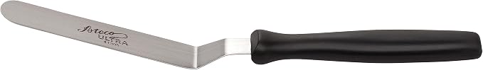Ateco Ultra Offset Spatula with 4.25" x 0.75" Stainless Steel Blade, 4½", Silver