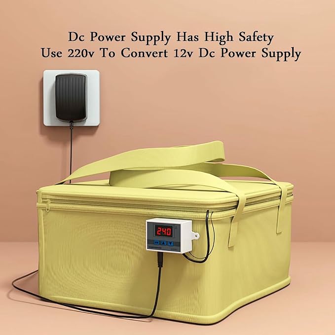 Dough Proofing Box, Foldable Bread Proofer, Bread Making Tools Kit for Sourdough, Bread, Yogurt Making