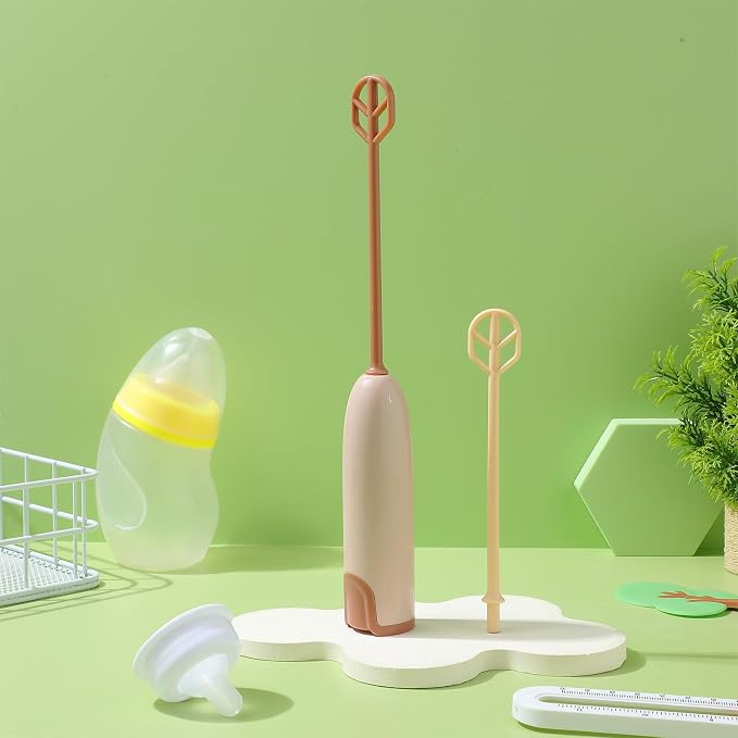 MAGICLULU Handheld Electric Baby Formula Mixer with 2 Stirring Sticks, Portable Small Drink Milk Powder Mixer for Bottle Protein Powder Coffee Travel Office Home Stirrer Supply