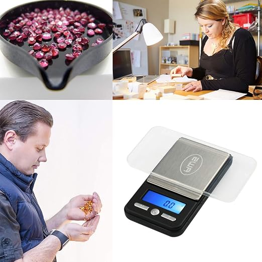 American Weigh Scales Digital Pocket Scale AC Series 650g x 0.1g | High Precision 0.1g Accuracy Mini Gram Scale for Kitchen, Lab, Jewelry, Coin Scale, Small Digital Gram Scale Portable Travel Scale