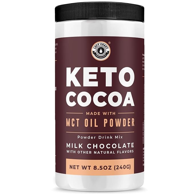 Keto Cocoa | Keto Hot Chocolate Drink Mix Powder - Sugar Free, Low Carb with Protein and MCT Oil Powder