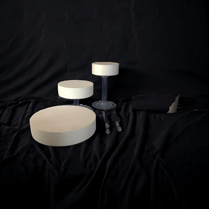 3 Tier Acrylic Wedding Cake Stand Set, Multi-Tier Cake Cupcake Holder, Topper Dessert Table Display Set, Tiered Tray Cake Stand for Party, Heavy Duty Holder display Stand