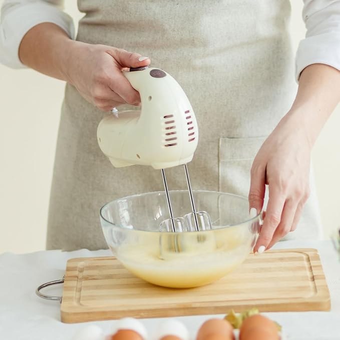 Hand Mixer Replacement Beaters: 2 Pack Stainless Steel Attachments for Electric Mixer, Egg Beater Whisk Set, Handheld Kitchen Baking Parts for Cake Batter Dough Cream