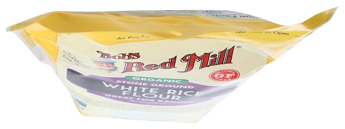Bob's Red Mill Organic White Rice Flour - 24 Ounce (Pack of 1) - Gluten Free, Non-GMO, Vegan
