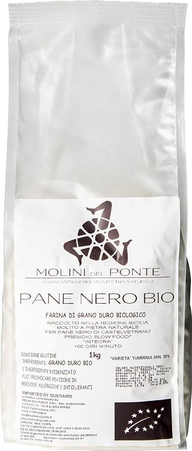 Whole Grain Stone Ground Castelvetrano Flour - ORGANIC - Molini del Ponte, Castelvetrano, Sicily