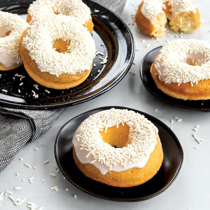 Nordic Ware Formed Classic Donut Pan, 6 Cavities, Twilight Blue