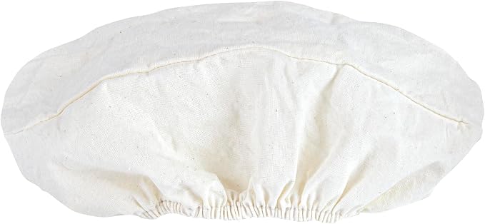 Restaurantware Bread Proofing Basket 13 Inch Long Oval Pack of 1 Rattan Dough Fermentation Basket With Cotton Liners, Oval Banneton Bread Rising Bowl For Home, Commercial, and Artisanal Baking