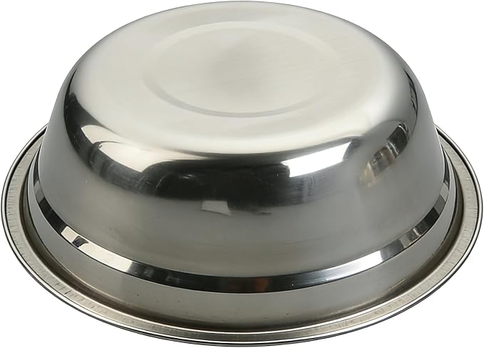 Zopnny 4 Pcs Stainless Steel Mixing Bowls, Metal Nesting Mixing Bowl, 9.3 Inch Mirror Polish Bowls for Meal Prep, Cooking, Baking, 2.3 Quart