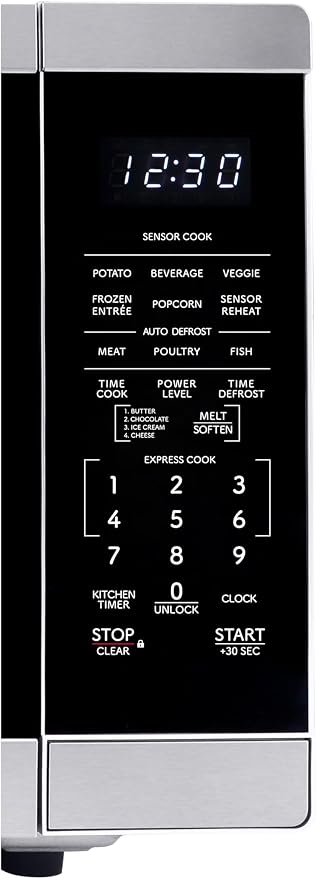 SHARP Countertop Microwave Oven with Removable 12.4" Carousel Turntable, 1100 Watt, 1.4 Cubic Feet, Stainless Steel