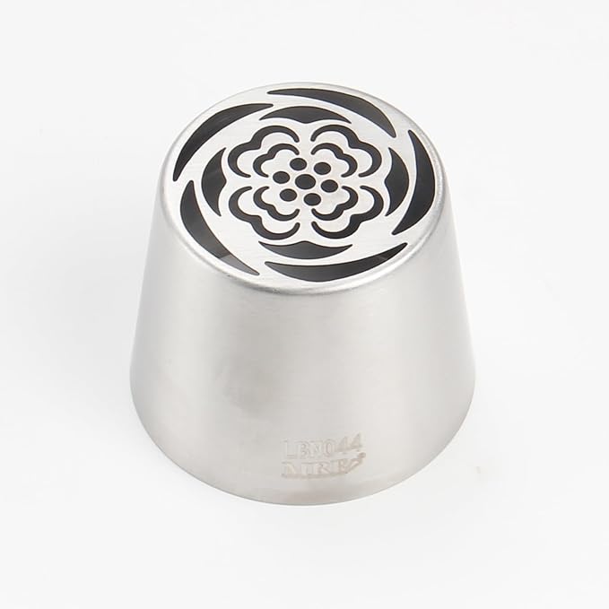 Extra Large Russian Piping Tips for Marshmallows Stainless Steel Flower Frosting Nozzles many styles Cake Decorating Baking tool for Buttercream, Cupcakes Cookies(SL44)