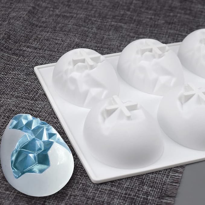 Mostsom Silicone Egg Molds for Chocolate - Easter Party Chocolate Fondant Candy Jelly Dome Mousse Cake Topper Making