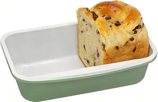 Non-Stick Bread Loaf Pan, 9x5 Inch, Ceramic Coating, Aluminized Steel, Oven Safe to 550°F, Dishwasher Safe - Non-Toxic, PTFE & PFOA Free, Pistachio Green