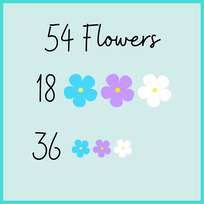 Royal Icing Blossoms | Mini Edible Flowers | Edible Roses | White Wedding Flowers | Cake Sprinkles | Bulk Sprinkle Mix | by Simply Sucré (54 Count)