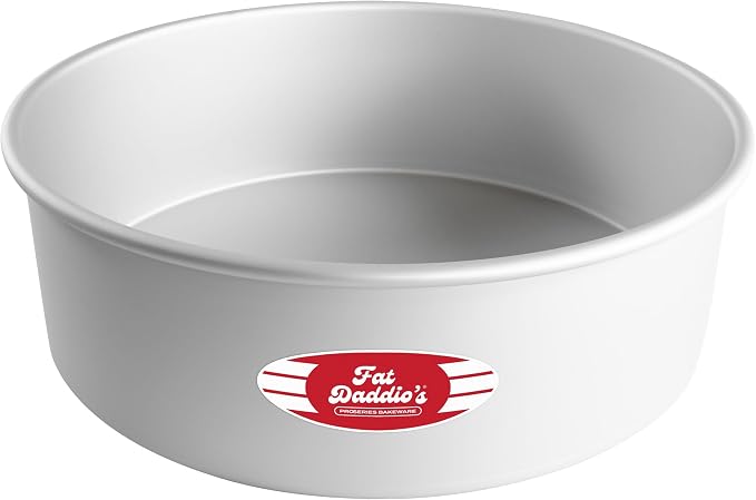 Fat Daddio's Round Cake Pan, 12 x 4 Inch, Silver