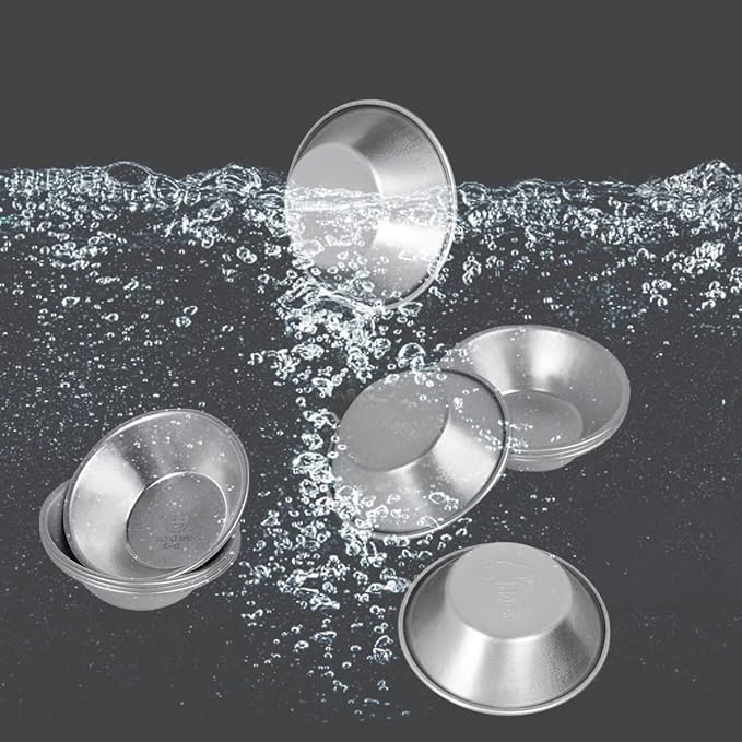 Weilan 25 Pcs Mini Tiny Pie Muffin Cupcake Pans Tin Egg Tart Mold Bakeware -NonStick Puto Cup