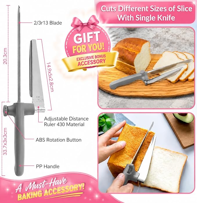 Sourdough Starter Kit for Beginners – 46-Pc Pink Sourdough Bread Making Kit with Silicone Banneton Proofing Basket, Sourdough Starter Jar, Digital Scale, Bread Lame & Sourdough Tools – Gift