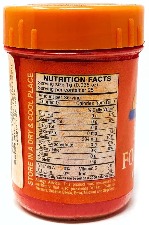 Rani Orange Food Color Indian 25gm (0.88oz) ~ Vegan