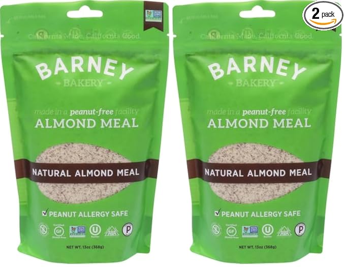 Barney Butter Almond Meal, 13 Ounce, Non-GMO, Gluten Free, Keto, Paleo, Vegan (Pack of 2)