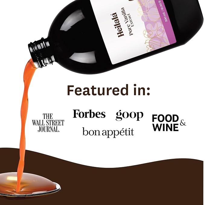 Heilala Pure Vanilla Extract – Sugar-Free, Highly Concentrated, Sustainably Sourced – 16.9 fl oz