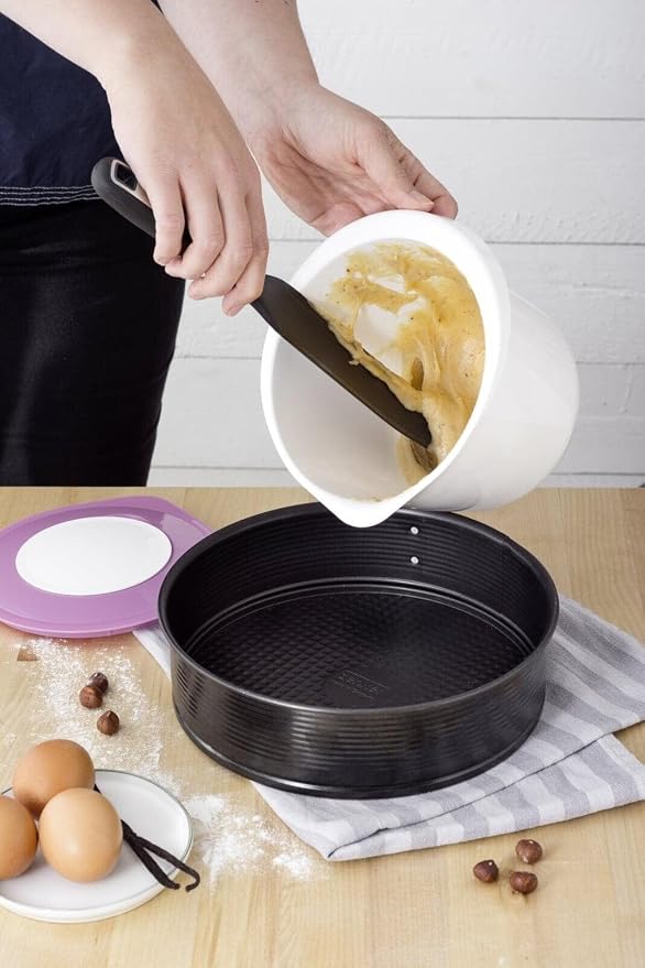 Zenker German Made No PFAS Nonstick Bakeware Springform Pan with Easy Release, 8" Diameter