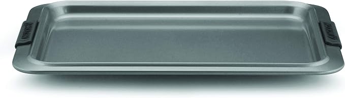 Anolon Advanced Nonstick Bakeware with Grips, Nonstick Cookie Sheet / Baking Sheet - 10 Inch x 15 Inch, Gray