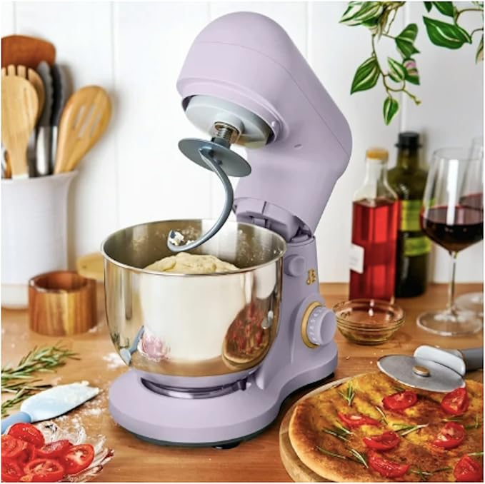 3.5 Qt Stand Mixer, with Flat Beater, Dough Hook, Whisk (Lavender)