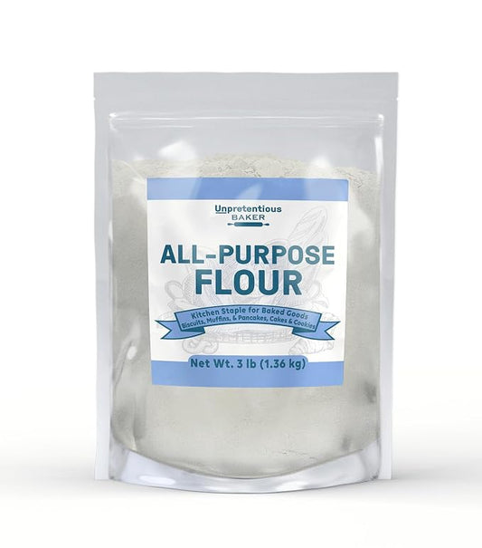 Unpretentious All-Purpose Flour (3 lb), Baking and Thickening
