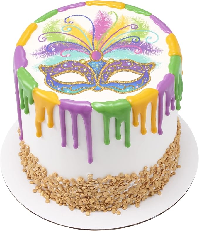 DECOPAC Quins Fancy Sprinkles, 19.5oz, Candy Sprinkles in Handheld Container, Edible Sprinkles For Celebration Cakes, Cupcakes, Cookies - Confetti Gold Quin