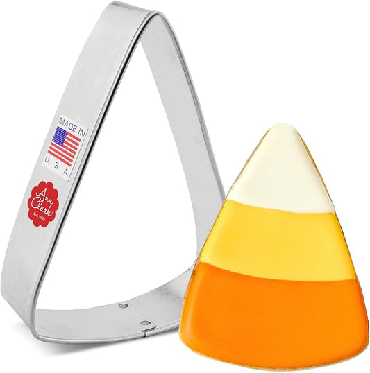 Triangle Wedge Cookie Cutter, 3.68" Made in USA by Ann Clark Cookie Cutters