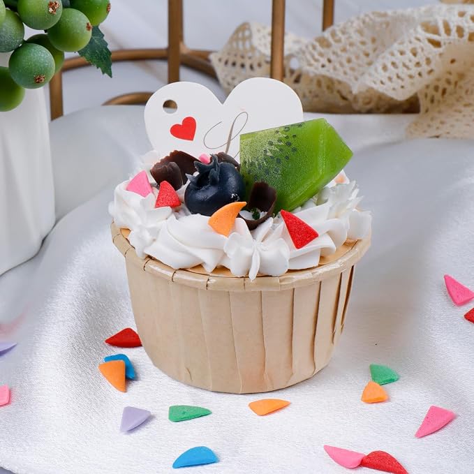 Rainbow Sprinkles for Baking, Triangular Flag Sprinkles, Edible Birthday Sprinkles for Cake decorating, Cookies, Ice Cream and Macaron Toppings