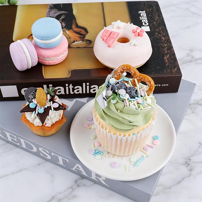 Pastel Sprinkles for Cake Decorating, 4.6oz Ice Cream Sprinkles 3-Mix Nonpareils Confetti Jimmies for Cupcakes Ice Cream Dessert