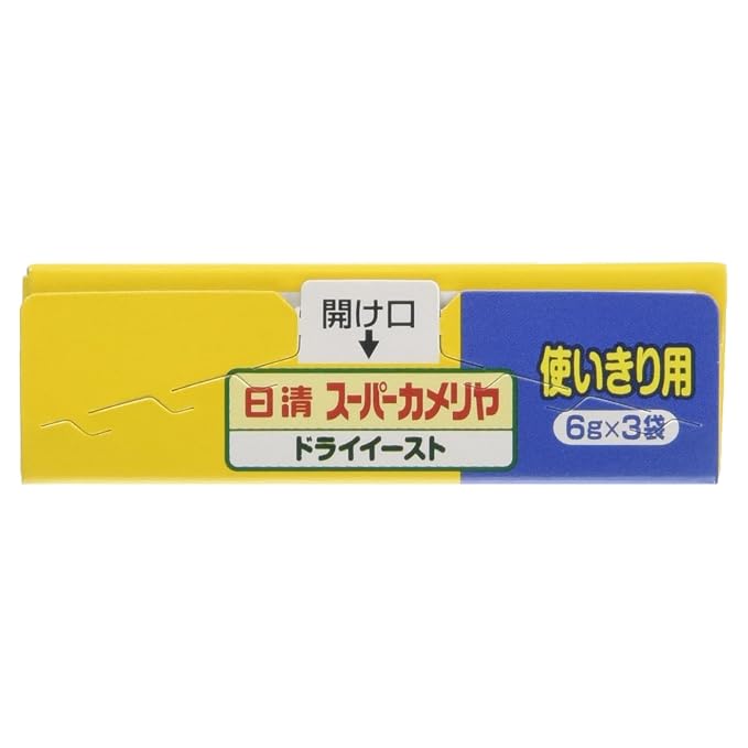 6g ~ 3 bags for Nisshin super Kameriya dry yeast one-time-use