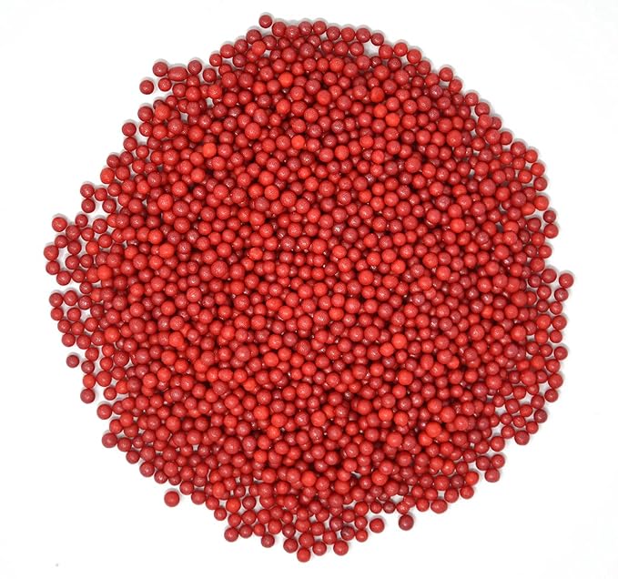 Mystic Sprinkles 4mm Sugar Pearls 4oz Bottles (Radiantly Red 4mm Sugar Pearls 4oz)
