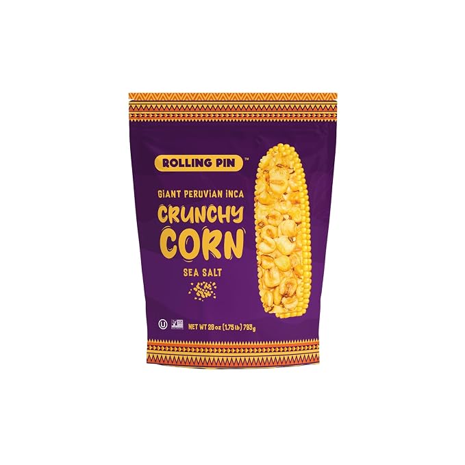 Rolling Pin GIANT Peruvian Inca Crunchy Corn - Sea Salt - 28 Oz