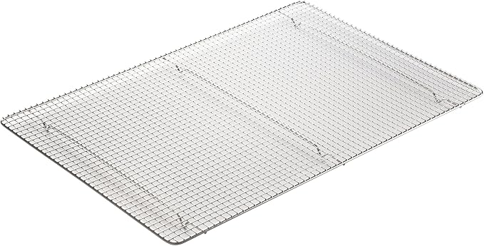 Winco Wire Sheet Pan Grate/Cooling Rack, Stainless Steel, Full Size