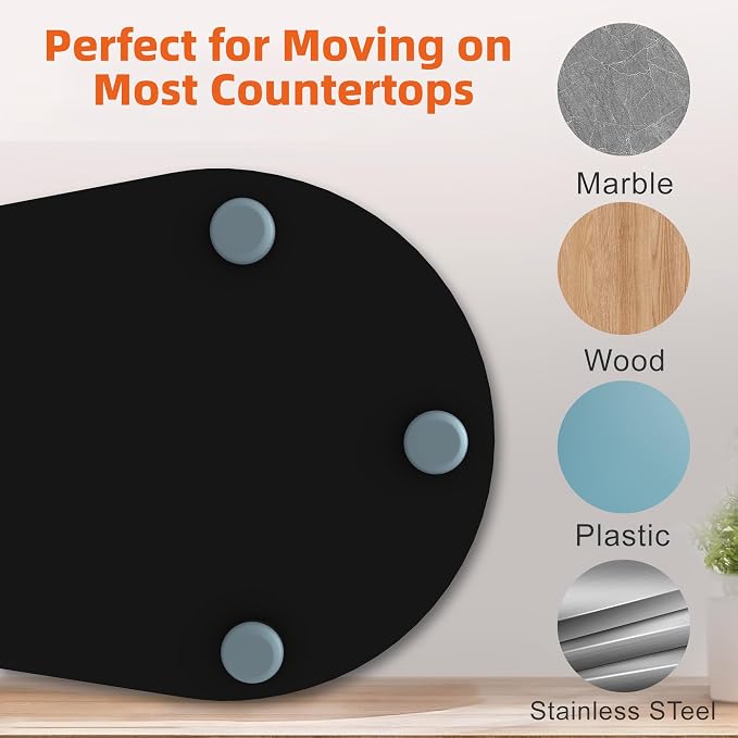 Sliding Mat Compatible with KitchenAid 5-8 Quart Bowl-Lift Stand Mixer, Acrylic Mixer Slider Mat for Kitchen Aid Stand Mixer, Slider Pad for Kitchen Appliances