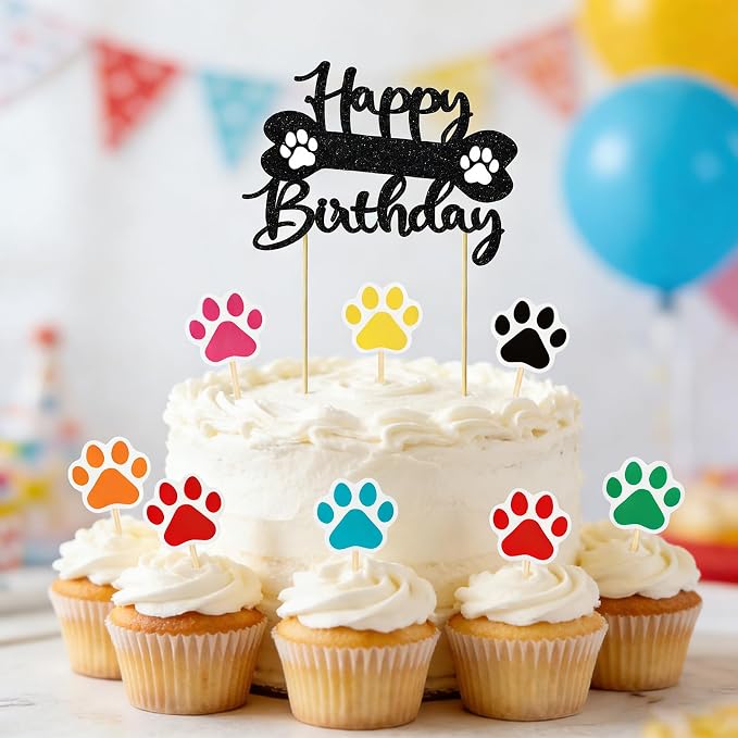Acrylic Happy Birthday Cake Topper Durable Reusable Perfect for Birthday Cakes, Cupcakes, Dessert Tables Ideal for Kids Adults Birthday Celebrants (Colorfiul-1)