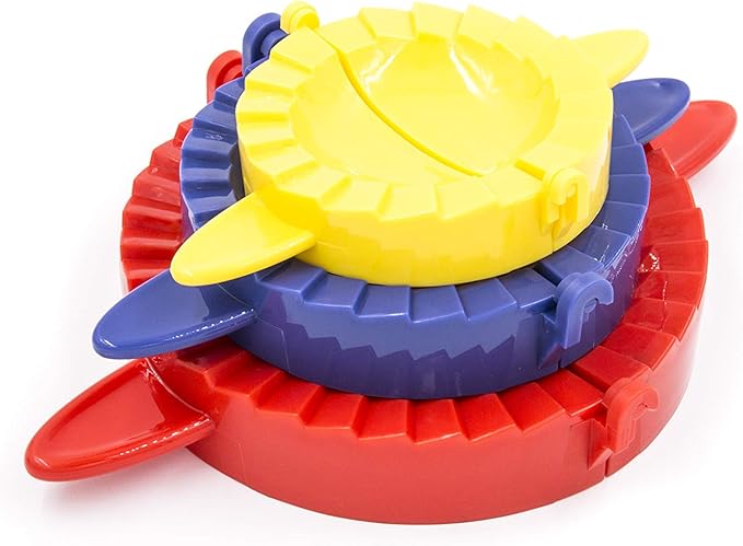 BTaT- Dough Press Set, 3 Pack, Dumpling, Empanada, Pastry & Turnover Press | Hand Pie Maker, Meat Pie Cutter for Baking Cooking & Kitchen Use