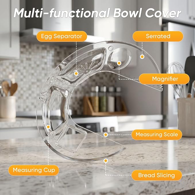 NEWBULIG Stand Mixer, Kitchen Aid Mixers Alternative, 300W 6.3Qt 10-Speed Electric Standing Mixer with Dough Hook, Whisk, Beater & Multi-Cover for Baking, Cakes and Home Cooking Needs