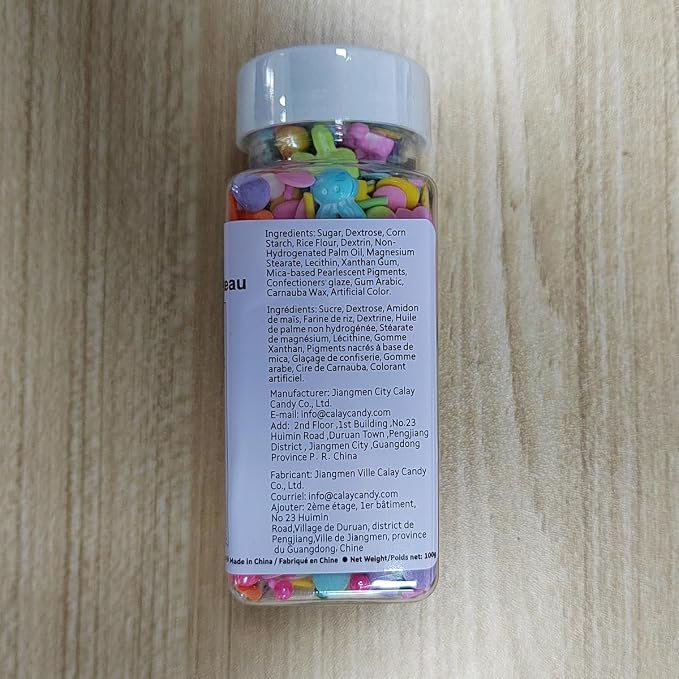 Easter Sprinkles Rabbit Bunny Carrot Edible Sugar Pearls for Cake Decorating Easter Cupcake Cake Toppers Baking Cookie Pearl Cake Decorations Valentine's Day Halloween Supplies
