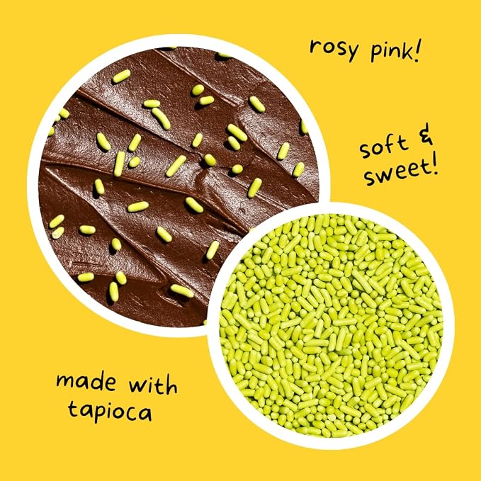 Supernatural Grassy Green Softies Natural Sprinkles, Dye-Free, Made in USA, Soy Free, Gluten Free, Vegan, 16oz