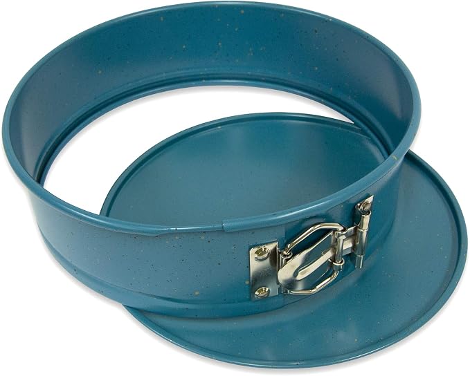 casaWare 9-inch Springform Pan Ceramic Coated NonStick (Blue Granite)