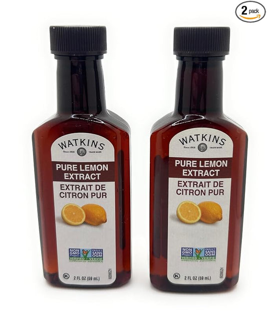 Watkins Baking Extracts - pack of 2 (Lemon 2oz)
