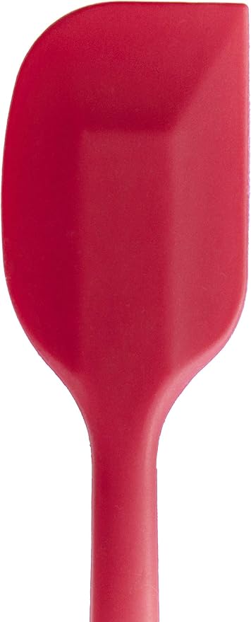 StarPack Basics Small Silicone Spatula (8.5"), High Heat Resistant to 480°F, Hygienic One Piece Design, Non Stick Rubber Cooking Utensil (Cherry Red)