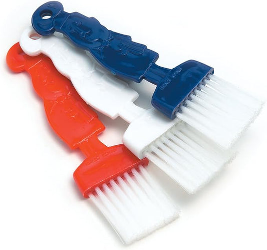Fox Run Chef's Pastry Brush, 0.25 x 1.25 x 5.75 inches, Red