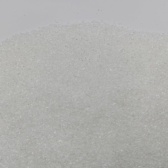 White Sanding Sugar Sprinkles, White Sugar Crystals, Edible Sparkling Sprinkles for Cake Cupcake Decorating, Baking Cake Decorations, Cookies Ice Cream Toppings, Wedding Party Christmas Supplies 130g/4.6oz