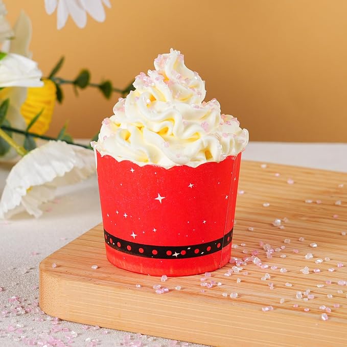 Valentine Sanding Sugar Mix 4.23 oz Edible Pink White Sprinkle Sparkling Sugar Mix, Perfect for Cake Decorations, Baking, Ice Cream, Cookies, Cupcake Topper Wedding Party Celebrations