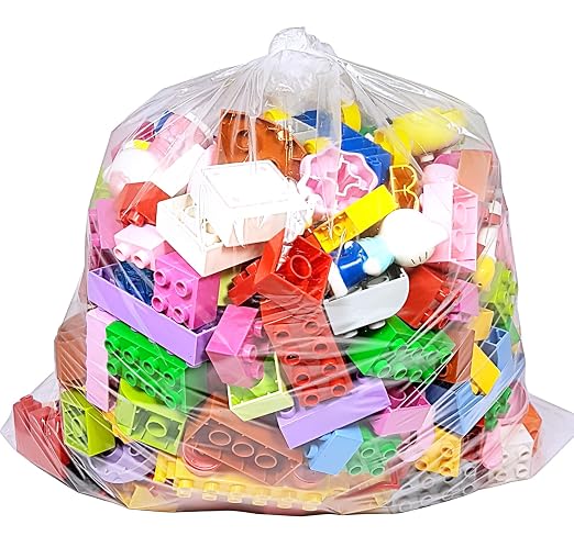 Wowfit 100 CT 18x24 Inch 1.1 Mil Clear Plastic Flat Open Poly Bags – Great for Bread Proofing, Dough, Injera, Food Storage, Jackets, Pillows, Laundry, and More