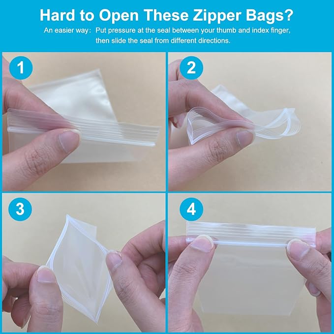 9''x 12'', (Pack of 100) 2 mil Thick Clear Plastic Reclosable Zip Poly Bags with Resealable Lock Seal Zipper for Photo, Jewelry, Bakery, Treats, Travel, Storage, Packaging & Shipping…