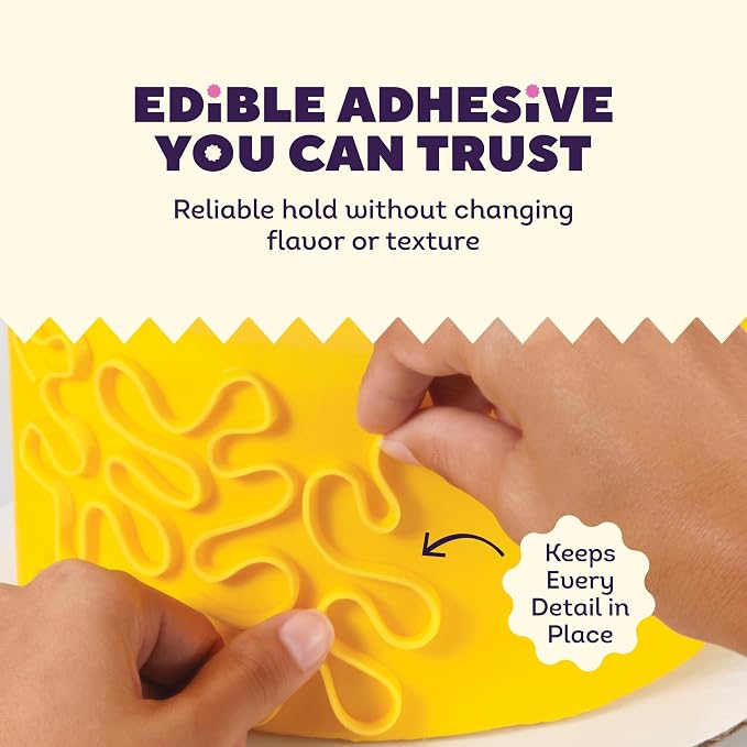 Wilton Dab-N-Hold Edible Adhesive - Clear Food Glue - Baking Accessory for Cake Decoration, Fondant, Sugar Sheets & Icing Decorations - Easy-to-Use - 2 fl oz